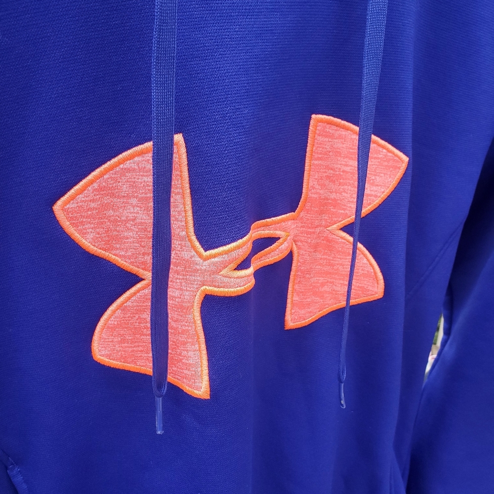 Blue/Coral Under Armour Hoodie - Picture 3 of 7